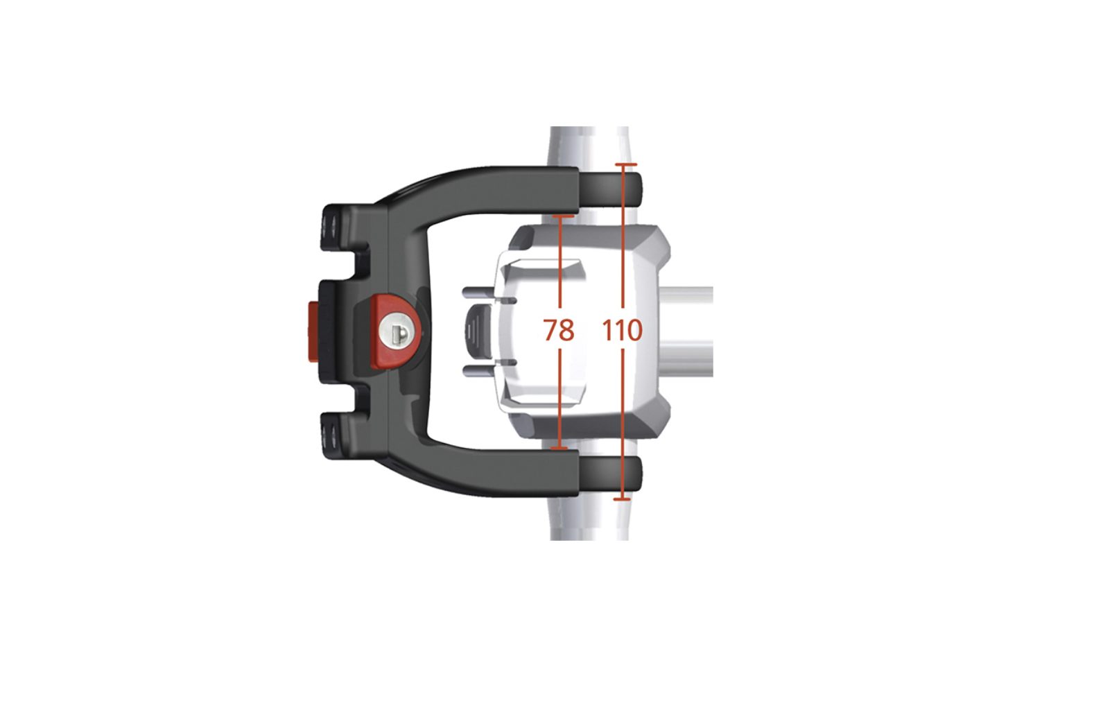 Klickfix E-Bike styradapter/beslag 2 Ebike styradapter klickfix