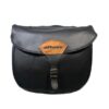 eBoss Sadeltaske - Sort m. COGNAC Logo