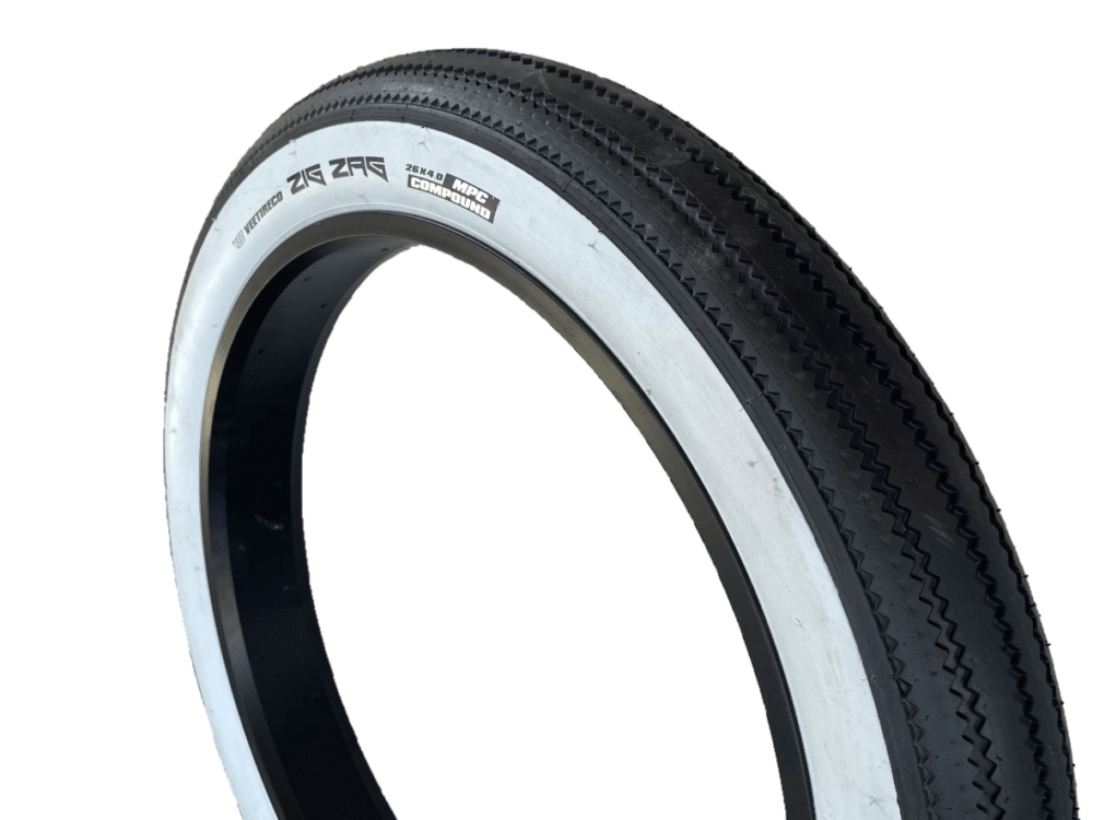 VeeTire ZIGZAG White Wall - 26x4 - Fatbike Dæk