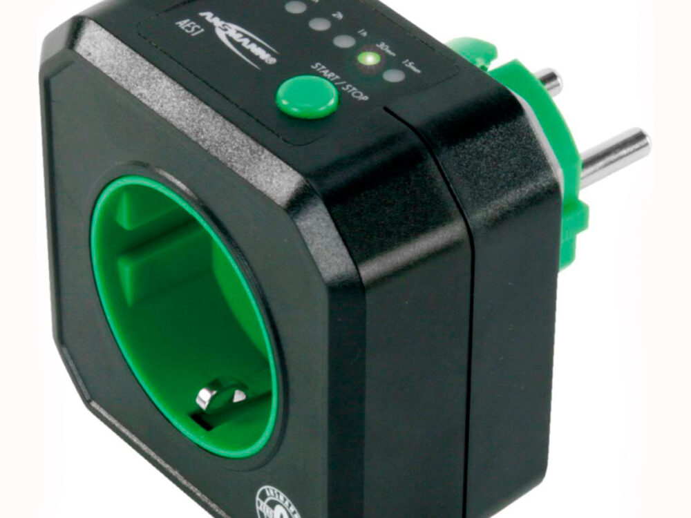 CUTOFF Timer - ANSMANN 4 ansmann stikdaase med timer energimaaler eu jord 1 big