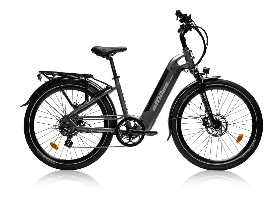 Efuture Elcykel eMiles Dynamic Titanium Grå