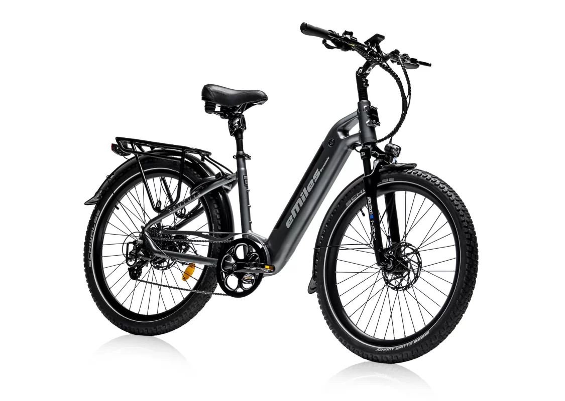 Efuture Elcykel eMiles Dynamic Titanium Grå
