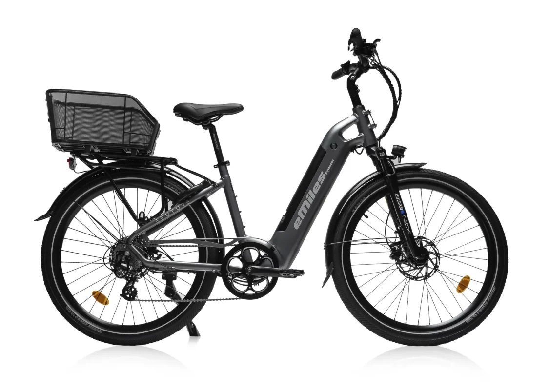 Efuture Elcykel eMiles Dynamic med Fiber Tech Bagkurv