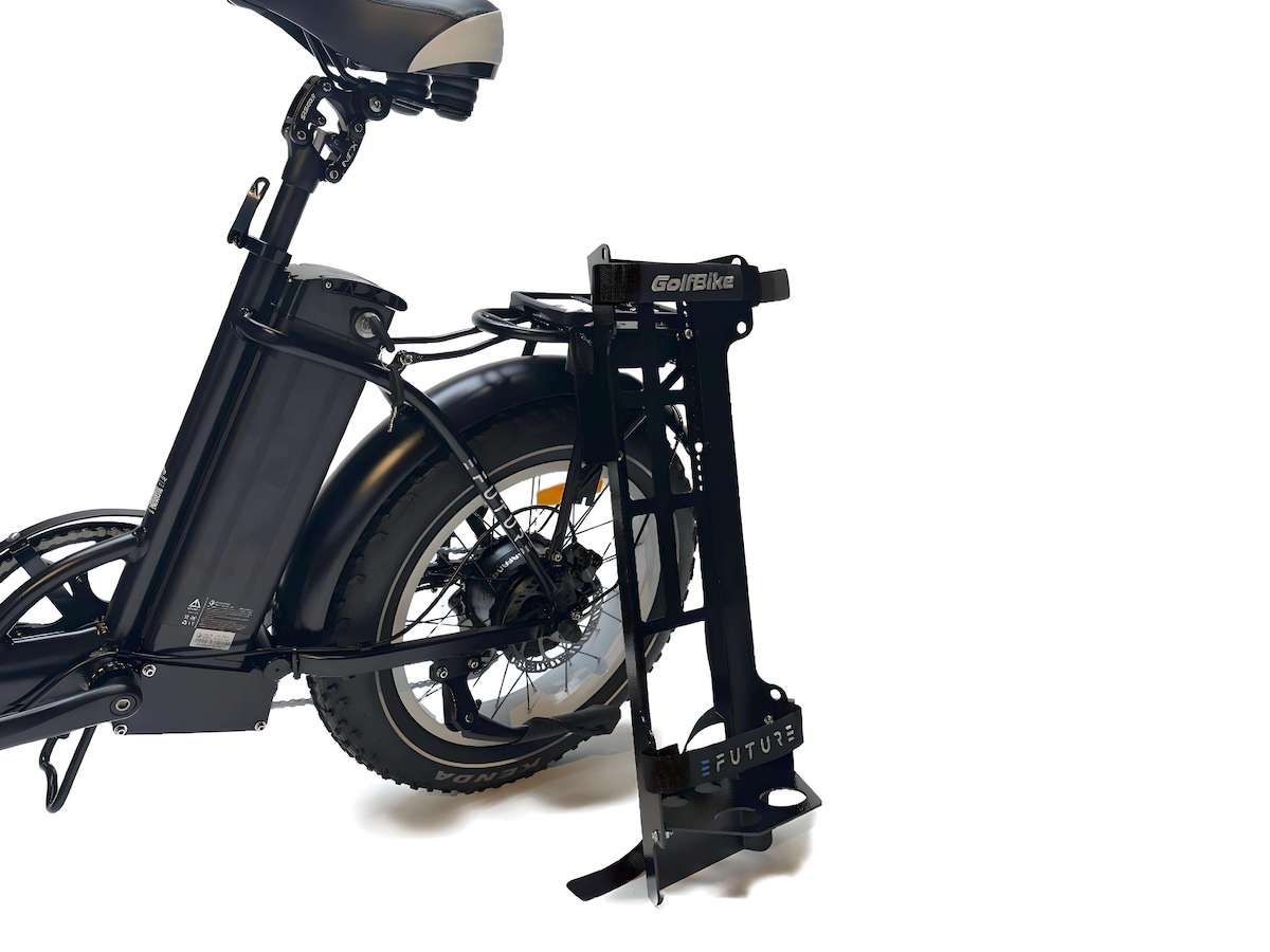 Golfrack beslag til elcykel 3 Golfrack beslag til golfbike - golfcykel