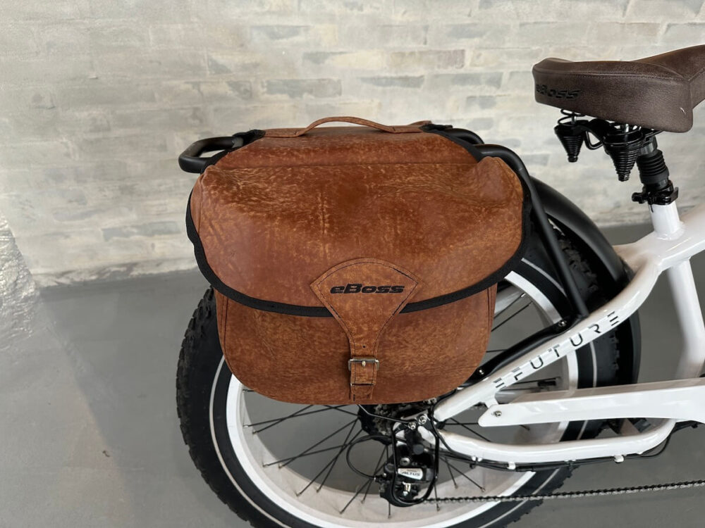 eBoss Sadeltaske - Cognac læder 6 sadeltaske Cognac