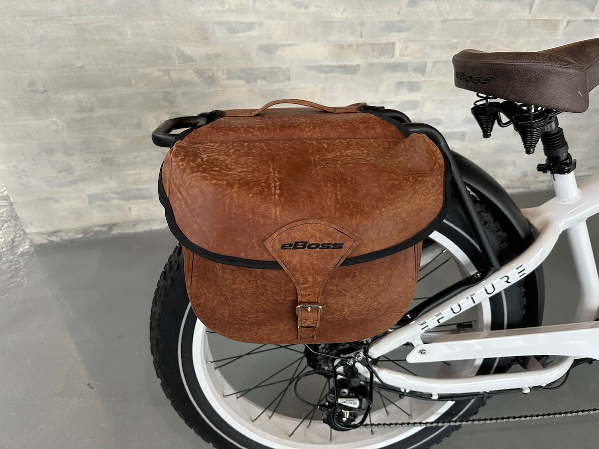 eBoss Sadeltaske - Cognac læder 3 sadeltaske Cognac
