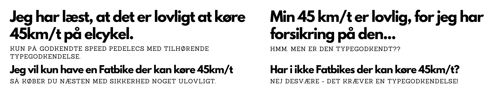 45 kmt elcykel er 1