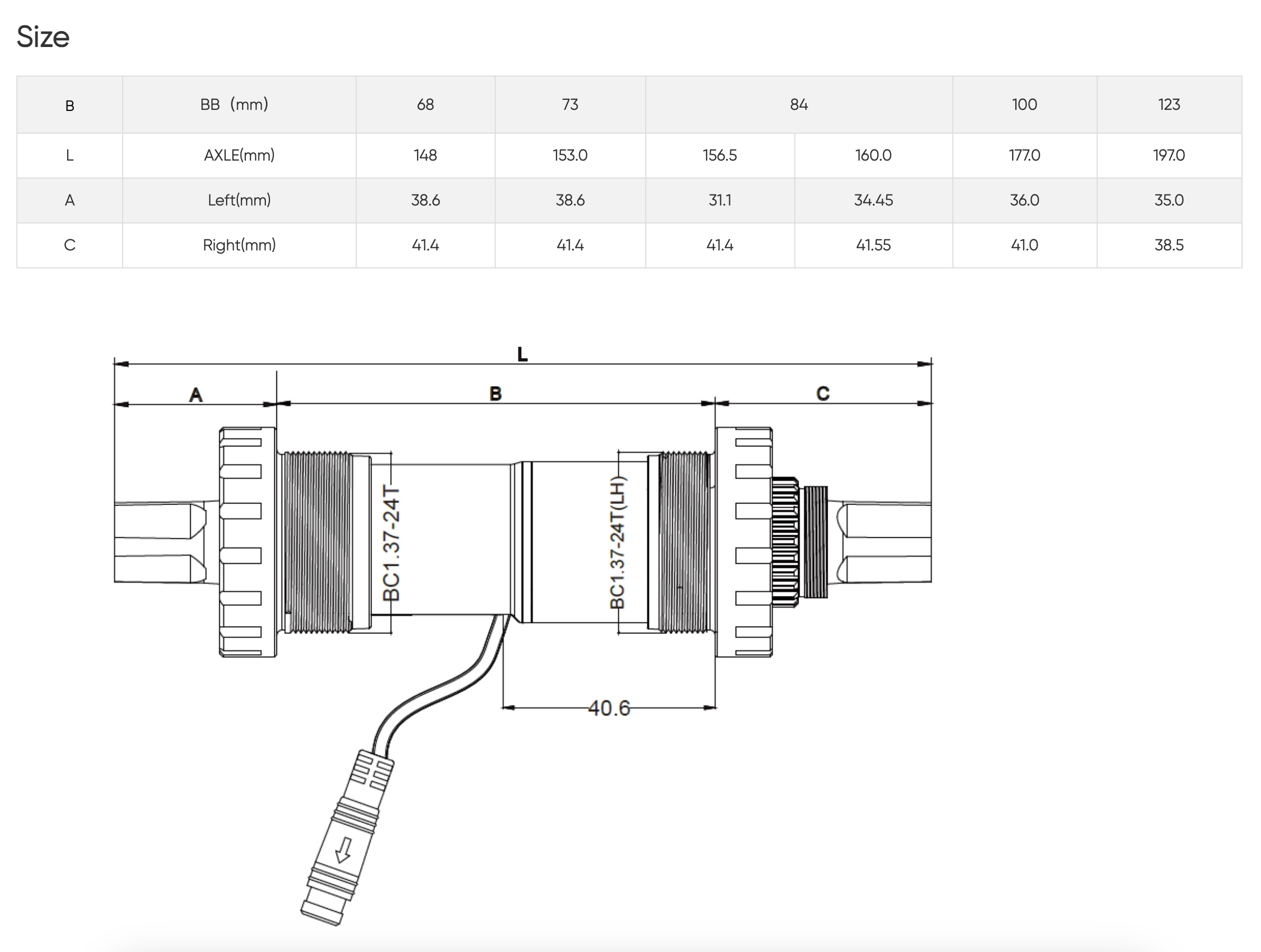 Moment/Torque Sensor BB (EFUTURE) 2 Moment/Torque Sensor BB (EFUTURE) - Billede 2