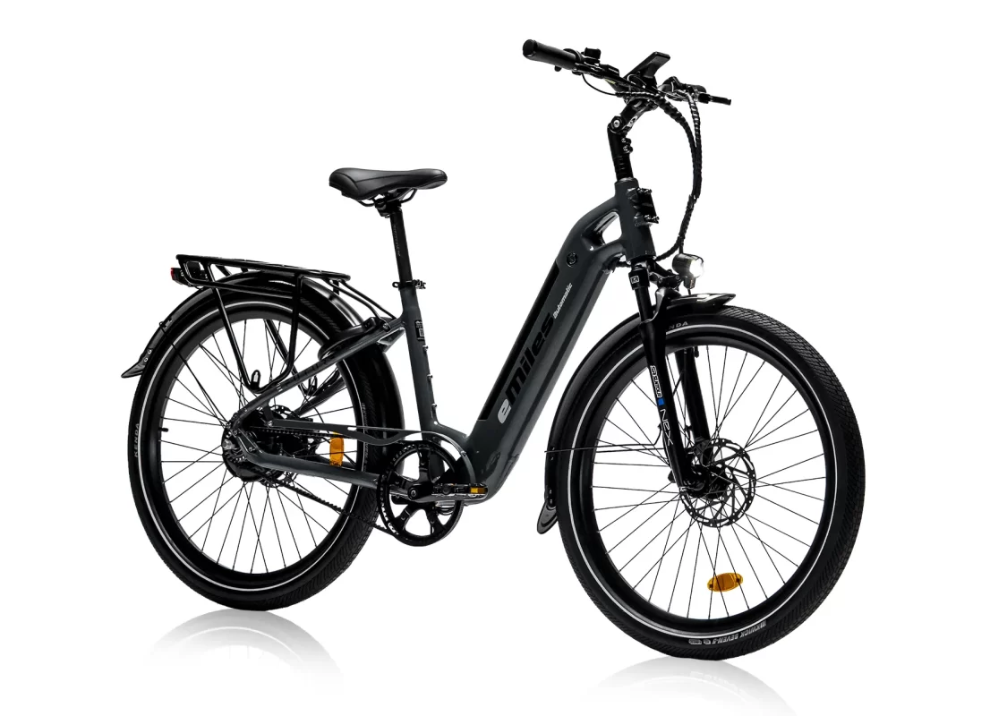 Efuture Elcykel eMiles Automatic Antracit Grå