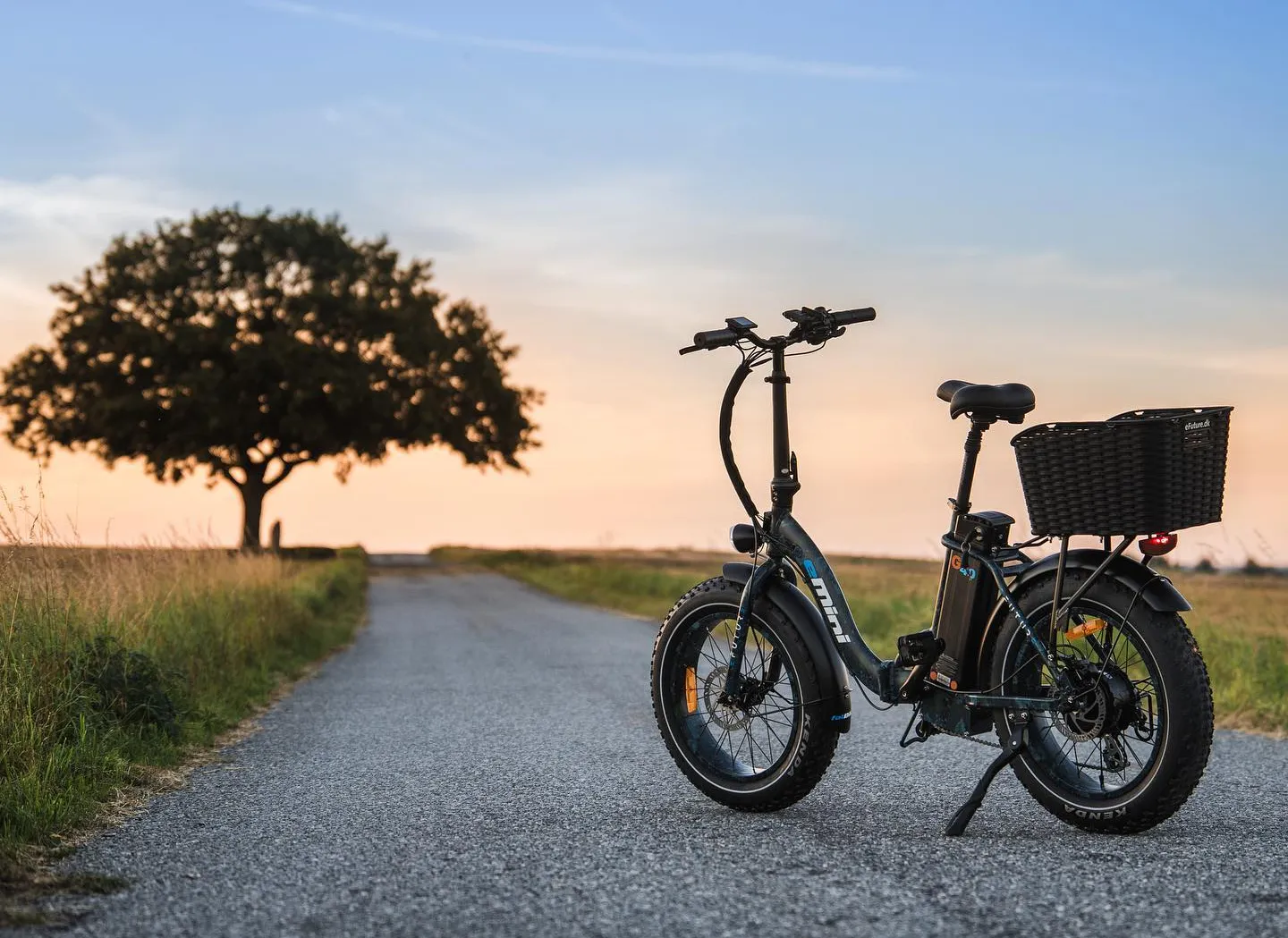 Efuture Elcykel eMini Lowq Camo med Camo fælge Fatbike