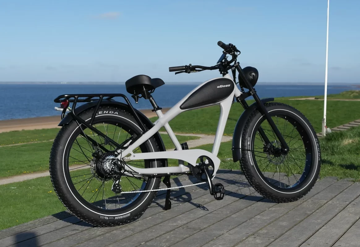 Efuture Retro Elcykel eBoss Custom Lys Grå