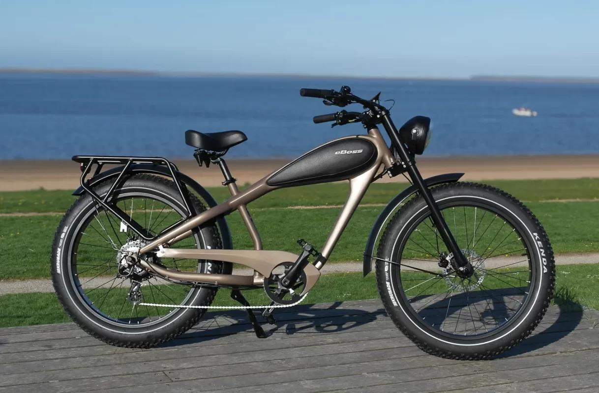 Efuture Retro Elcykel eBoss Custom Mokka