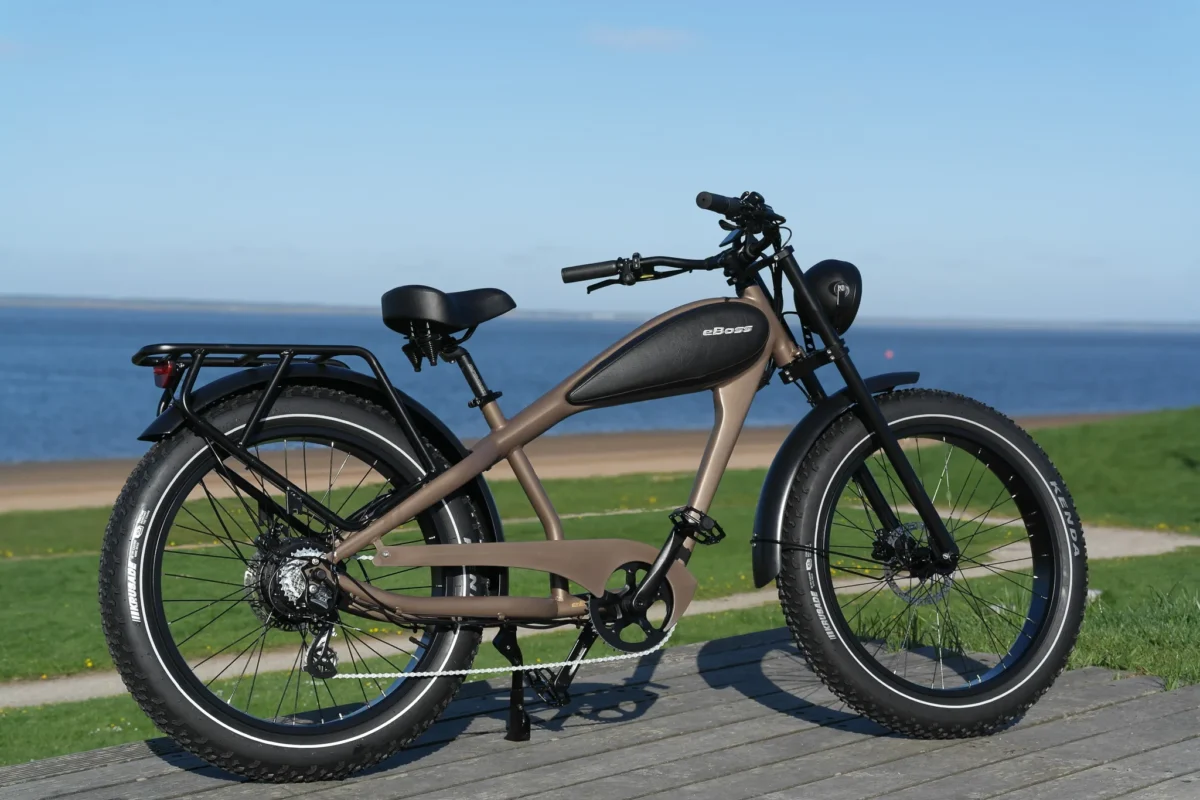 Efuture Retro Elcykel eBoss Custom Mokka