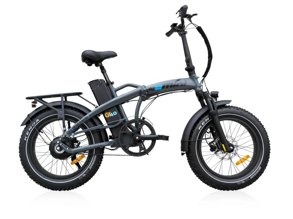 Efuture Elcykel eMini GT40 Automatic Antracit Fatbike