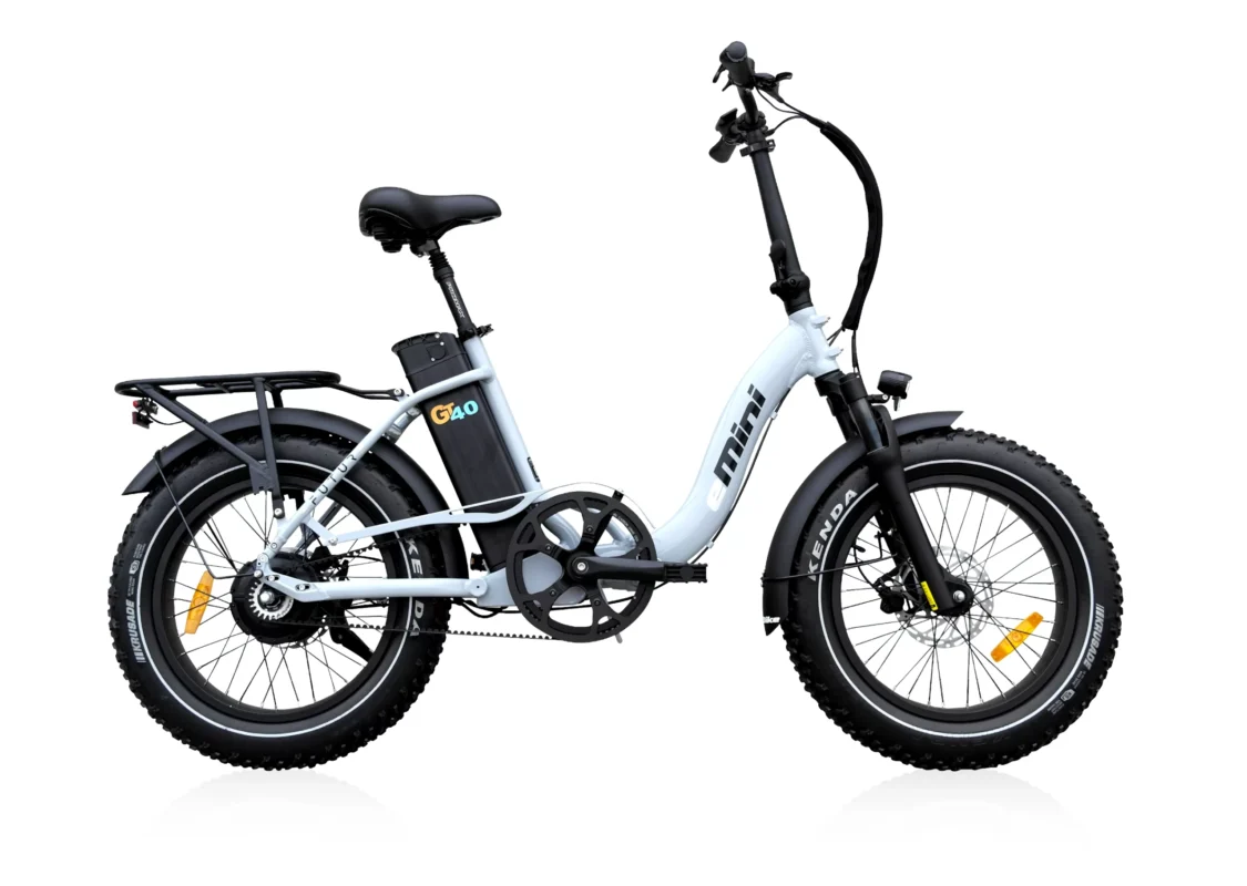 Efuture Elcykel eMini Low GT40 Automatic Lys Grå Fatbike