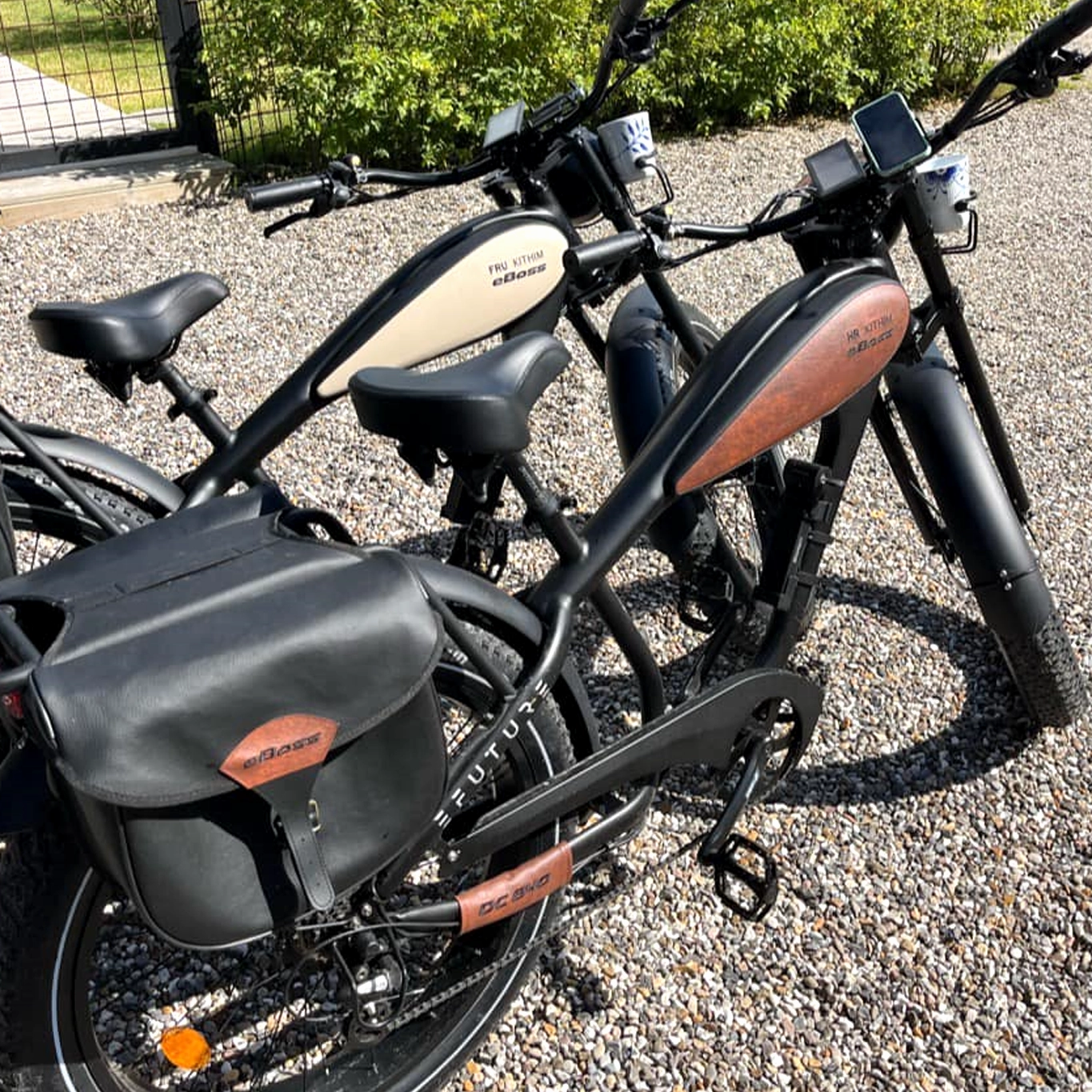 EFUTURE eBoss Fatbike Elcykel Motorcykel Sort