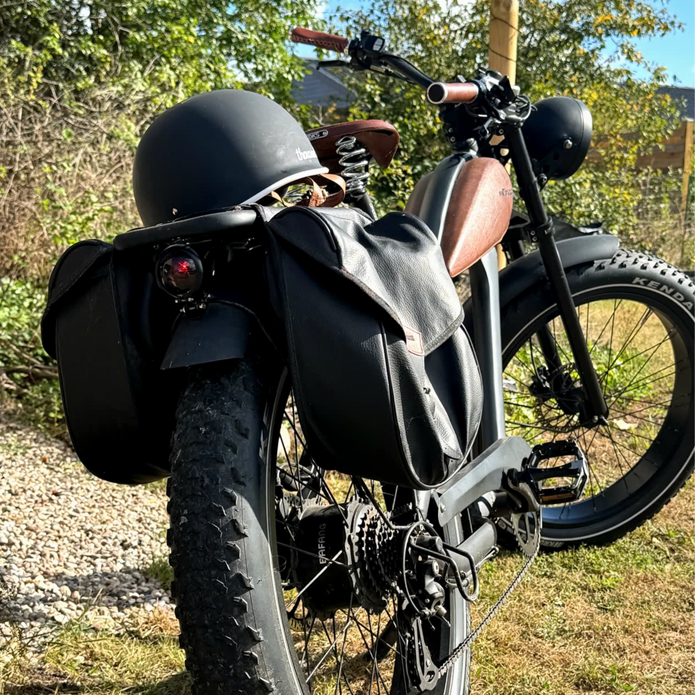 EFUTURE eBoss Fatbike Elcykel Motorcykel Sort