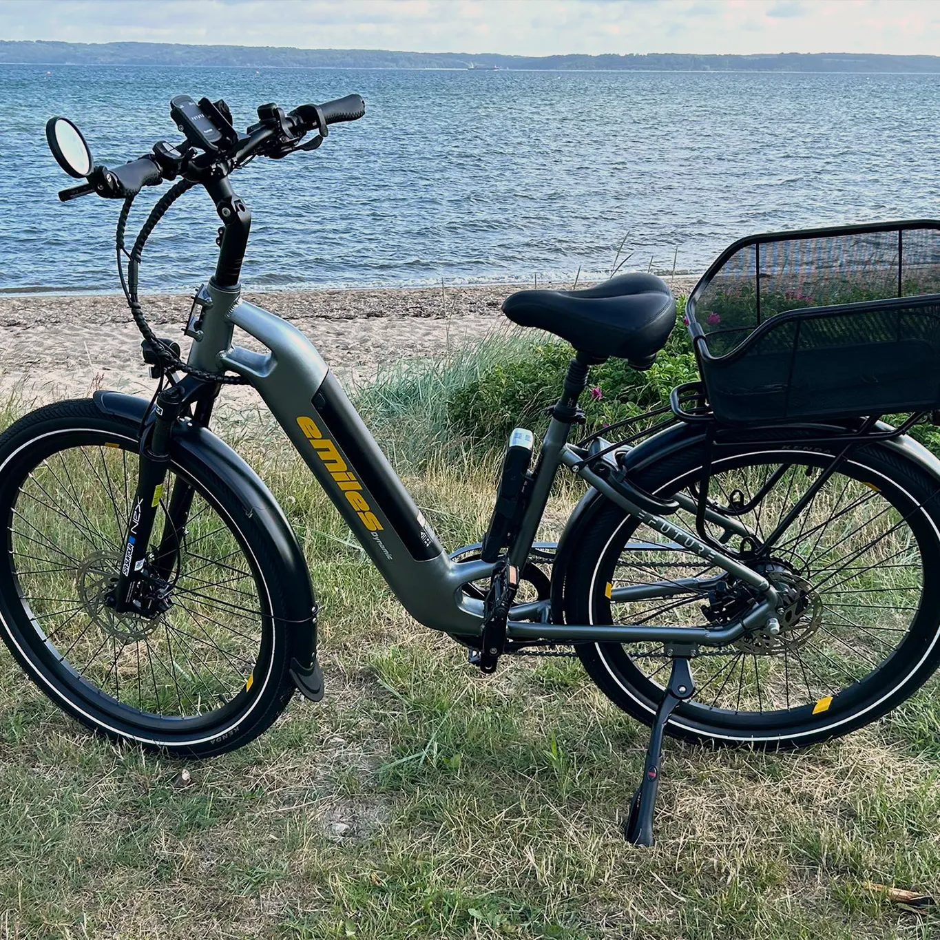 EFUTURE eMiles Elcykel med gul styling