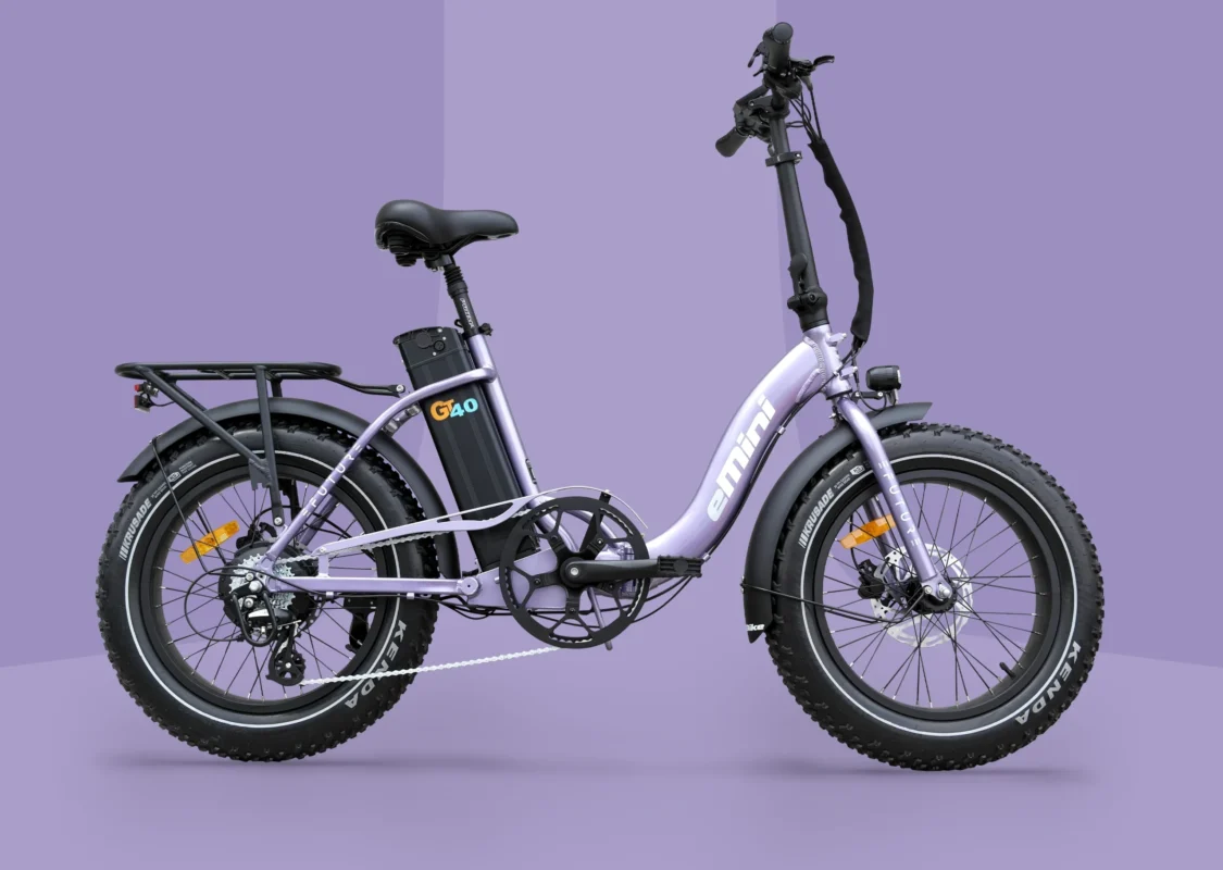 Lilla EFUTURE eMini Low GT40 Fatbike elcykel med lav indstigning