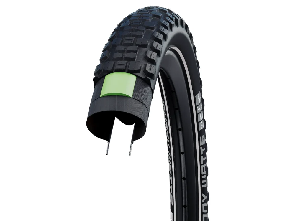 Schwalbe Johnny Watts SUV Cross Country dæk - Green Guard - 27.5x2.80" | Med Reflex 7 efuture schwalbe johnny watts suv cross country daek 27 3