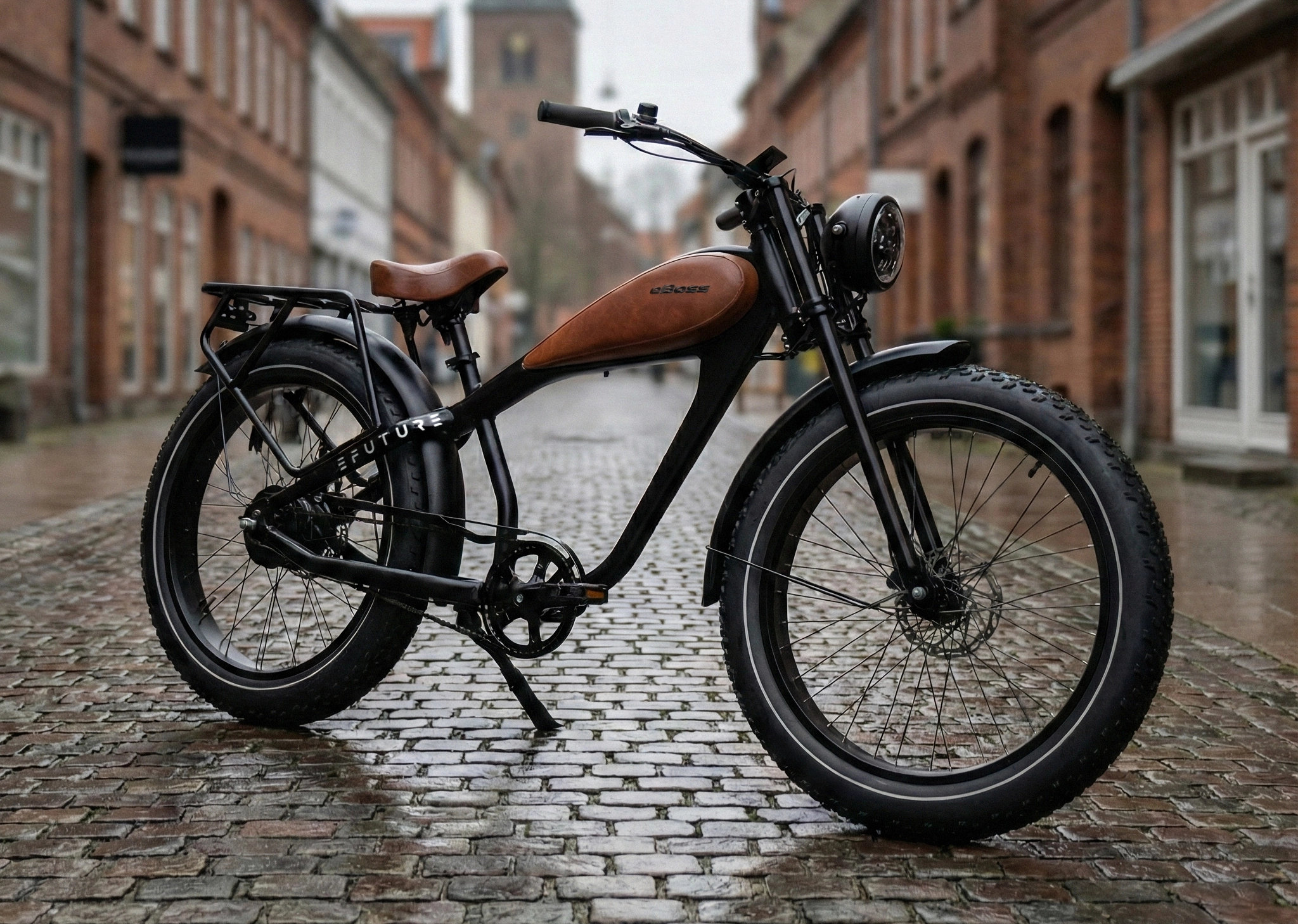 eBoss Automatgear og remtræk elcykel fatbike