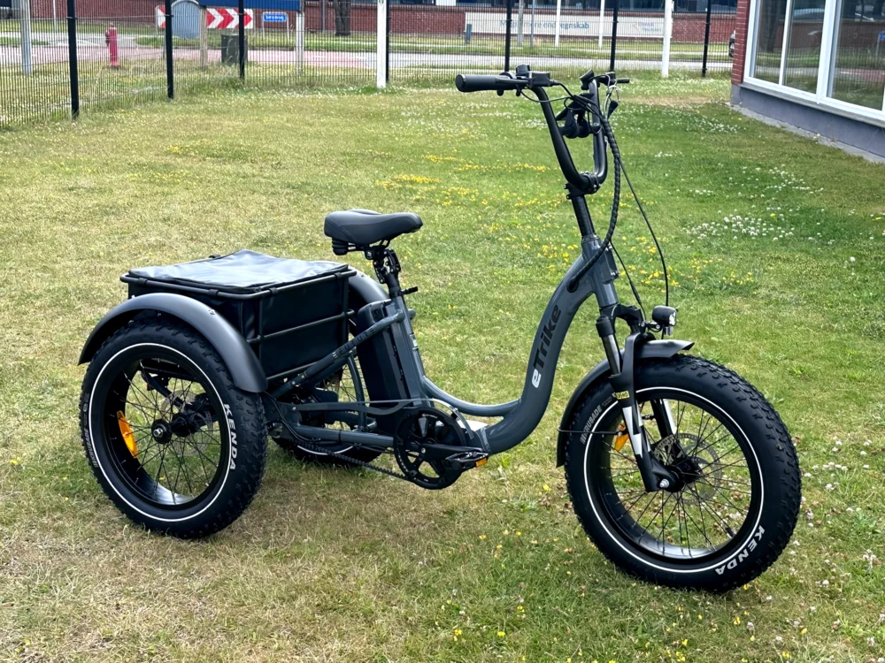 Forside 29 eTrike Automatic Antracit – Trehjulet Elcykel